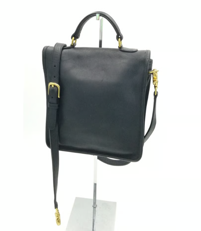 バッグ OLD COACH TURN LOCK LEATHER BUSINESS BAG Coach Turn Lock & Briefcase/Document Case Bags for Women for sale