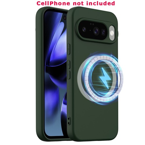 Magnetische Umwelt Silikon Schutzhülle Case passt Google Pixel 10 Handy - Bild 10 von 12