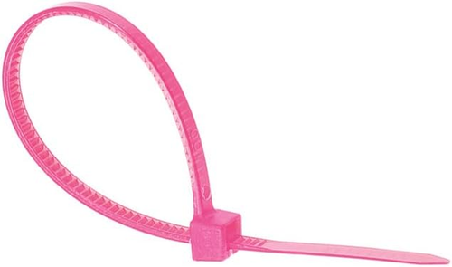 Cable Zip Ties Nylon Cable Wire Ties 4 Inch Self-Locking Nylon Tie Wraps Pink 10 - Picture 4 of 12