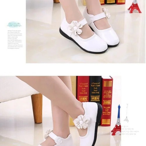 Girls Leather Shoes for Children Wedding Dress Princess School Shoes Kids Summer - Picture 5 of 12