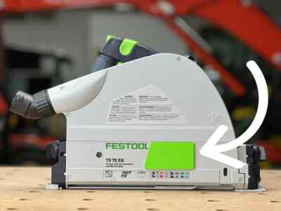 Festool TS75 Track Saw Arbor Dust Cover - For Improved Dust Collection