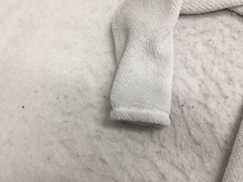 Patagonia Sweater Girls XL 14 White Long Sleeve Pockets 1/4 Snap Super Soft - Picture 6 of 15