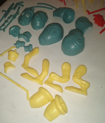 1960'S REVELL DR SEUSS ZOO TINGO THE NOODLE TOPPED STROODLE MODEL KIT COMPLETE - Picture 9 of 9