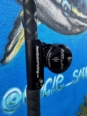 Seeker ReelQuick Fishing Rod Reel Combo G270 7' 15-25# Avet SX6/4 G2 RH  Blk