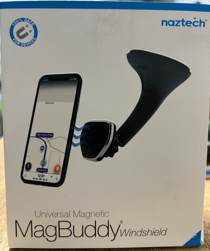 Naztech MagBuddy Universal Magnetic Windshield Mount-Smartphones/GPS - Picture 2 of 2