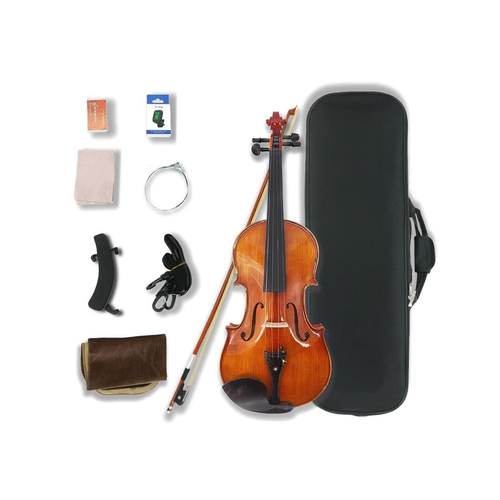 Violin 4/4 Full Set for Beginners, Adults, Students, Aged Spruce Maple Solid ...