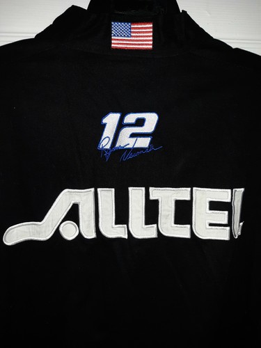 Vtg Ryan Newman Pit Crew 1/4 Zip Shirt Mens Sz XL Alltel Nextel Team Caliber S/S - Picture 9 of 11