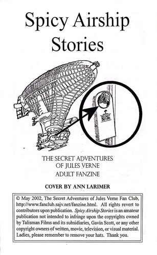 The Secret Adventures of Jules Verne Fanzine "Spicy Airship Stories" GEN HET2002 - Foto 2 di 4