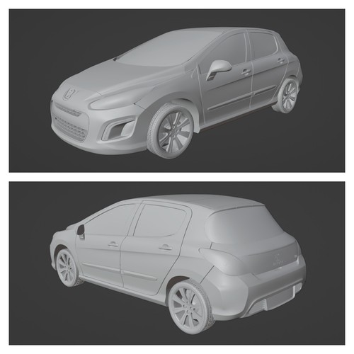 3d Printed 1/43 Scale Cars (O-P) many models to choose from - Foto 66 di 130