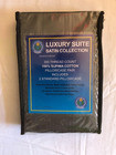 *New pair luxury suite 300 thread 100% supima cotton pillow cases dark grey
