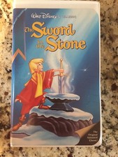 The Sword in the Stone (VHS, classic) black diamond rare
