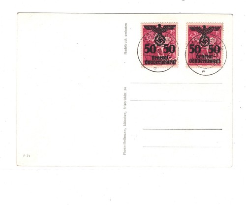 POLAND WW2 GERMANY OCCUPATION Postcard 1940 Military PIONEERS Construction MA346 - Picture 10 of 10
