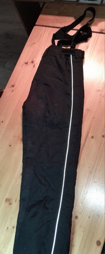 Thermo Reithose Steets, schwarz, Gr. 36/38, Leuchtbisen, gebraucht, gut erhalten - Bild 2 von 4