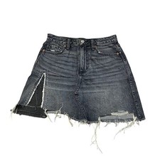 Abercrombie  Fitch Zoe Natural High Rise Vintage A Line Skirt Women's 25