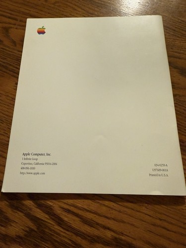 Mac OS 8 Original Installation Manual 1997 - Picture 2 of 8