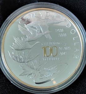 2008-Royal-Canadian-Mint-100th-Ann-Canada-Special-Edition-Proof-Silver-Dollar