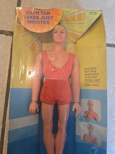 Neu im Karton 1977 Vintage IDEAL Puppe SUNTAN ERIC NRFB Dienstag Taylor Boyfriend - Bild 2 von 11