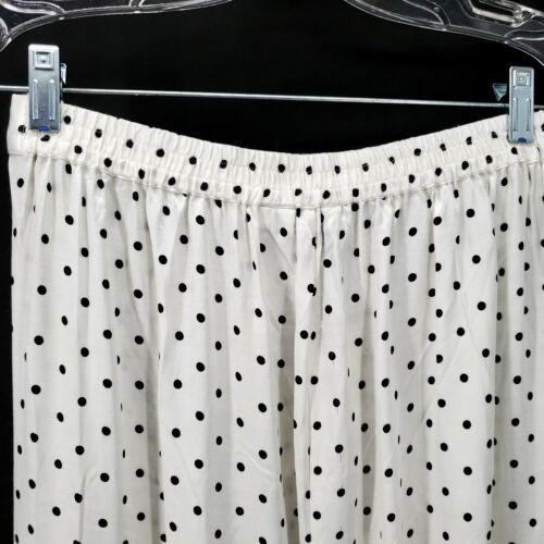 SPARKZ COPENHAGEN Polka Dot Satin Midi Skirt XS S M L - Picture 4 of 5
