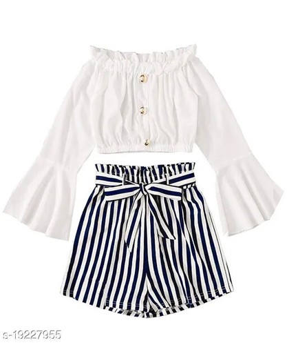 Stylish Casual Clothing Sets (single) for Kid's girls, Rayon for Festival's - Picture 4 of 9