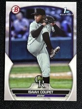 Isaiah Coupet 1st Bowman 2023 Bowman Draft # BD-37