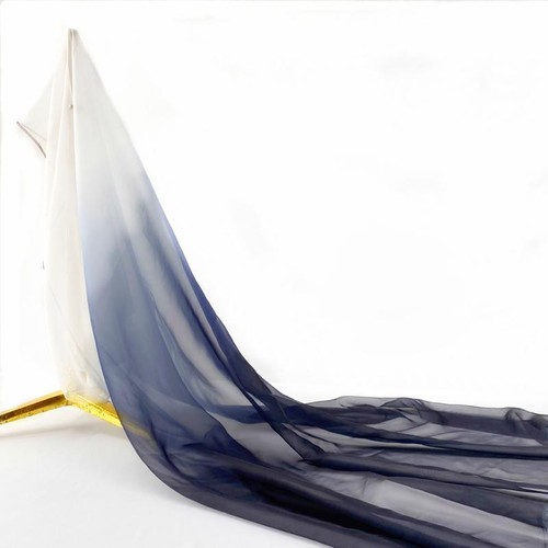 Gradient Color Chiffon Fabric for DIY Sewing Costume Dance Dress Hanfu Scarf - Picture 32 of 42