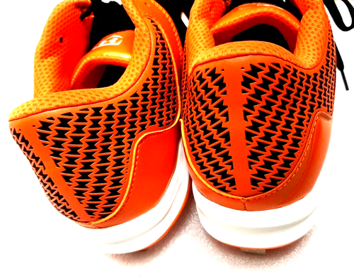 Under Armour Mens Clutch Fit Metal Baseball Cleats Orange & Black GIANTS ORIOLES - Picture 8 of 9