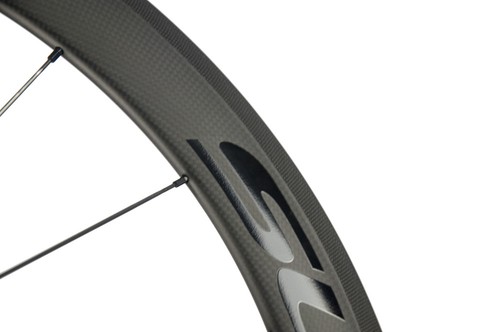 Superteam Clincher Ruote in Carbonio 50mm Bici da Strada Set Ruote in Carbonio Shiman0 10/11 S - Foto 6 di 12