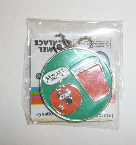 Orange Juice Funny Necklace Mom Joke David and Goliath Humor Charm Round - Picture 3 of 8