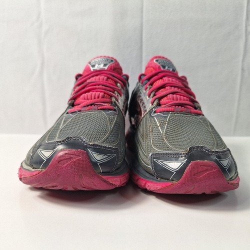 BROOKS "Glycerin 14" Running Shoe Womens Sz 9.5 Grey Pink Jogging 120217-1B-093 - Picture 8 of 15