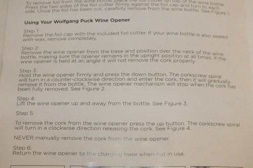 WOLFGANG PUCK RECHARGABLE WINE OPENER - Picture 11 of 12