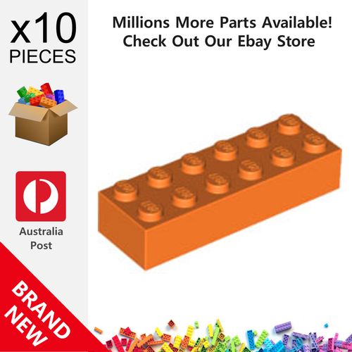 10x Genuine LEGO™ - 2 x 6 Bricks - 2456 44237 New Brick Parts - Picture 20 of 24