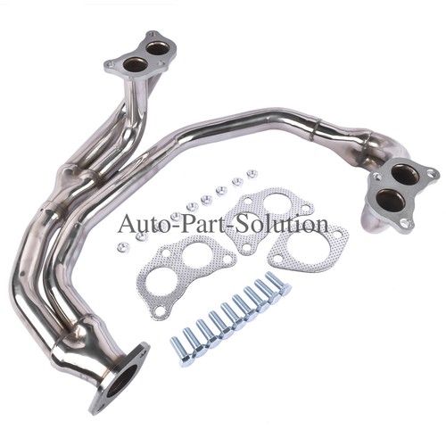 Cabezal de escape para Subaru Impreza RS 2.5 EJ25 97-05 sin colector turbo inoxidable - Imagen 4 de 9