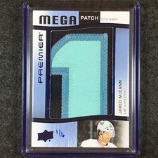 2023-24 Premier NHL JARED MCCANN Mega Patch Sleeve Number Relic 1/6