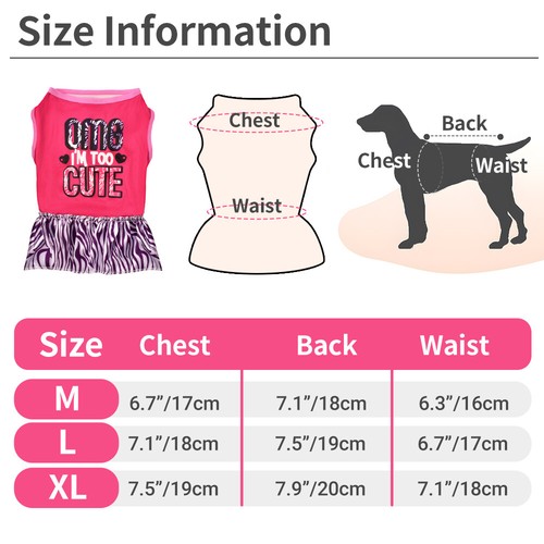 2X Pet Dog Clothe T Shirt Dress Clothing Puppy Cat Cute Printed Best Friend - Picture 21 of 23