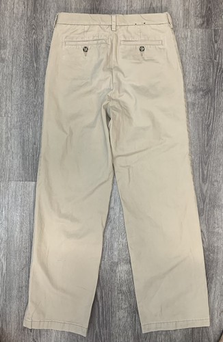 GAP Kids Pants Khaki /Flat Front / Uniform Boys Size 16 Regular - Picture 4 of 7