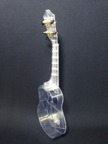 Fuykan UK11 CL See-Thru Clear Soprano Ukulele,All Polycarbonate +Free Bag,1 Pick - Picture 5 of 12