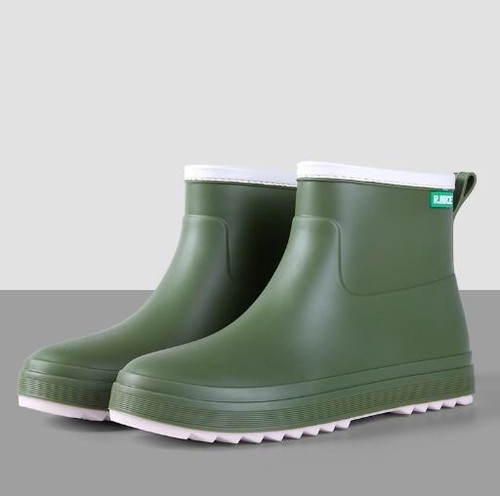 Damen Garten Stiefeletten Herren Gummistiefel Winter Pelz gefüttert Regenschuhe` - Bild 8 von 36