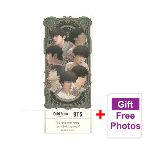 BTS x Hot Cold Brew Coffee RM V Suga Jungkook J-Hope Jimin Jin Photo Sticker - Picture 5 of 14