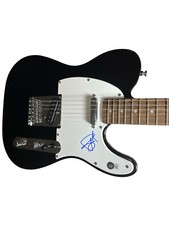BILLIE JOE ARMSTRONG SIGNED AUTOGRAPH FENDER TELECASTER GUITAR BAS GREEN DAY