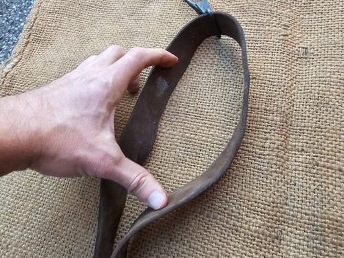 Original Alemán Primera Guerra Mundial K98 Mauser Segunda Guerra Mundial MG40 MG42 Correa Gew Rifle Cuero Eslinga Cinturón - Imagen 13 de 16