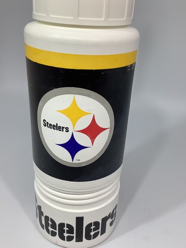 Vintage 1994 Team NFL Pittsburgh Steelers Water Bottle And Snack Cup- Lot Of 2 - Picture 12 of 23
