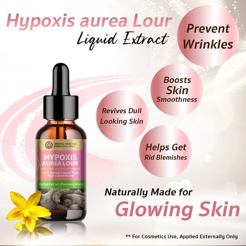 25 ml Natural Thai Hypoxis Aurea Lour Herbal Extract Liquid Healthy Growing Skin - Picture 2 of 6