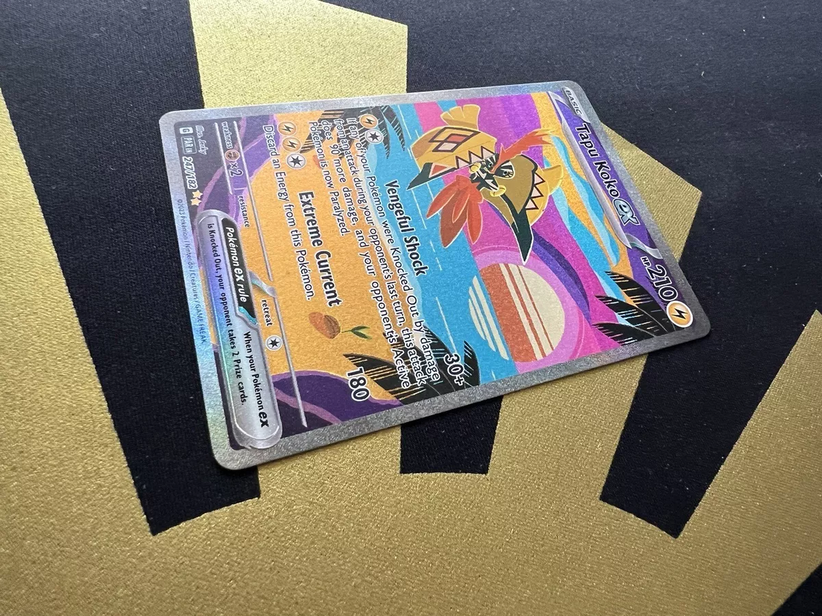 Tapu Koko ex 2023 Scarlet & Violet: Paradox Rift Special Illustration Rare  #247/182 Price Guide - Sports Card Investor