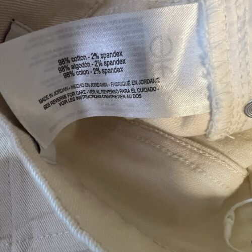 Sam Edelman Codie High Rise Wide Leg Jeans creme Gr. 10 Knopfleiste neu mit Etikett - Bild 7 von 8