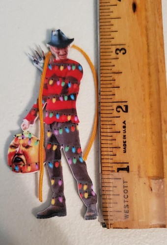 New! Freddy Krueger Christmas Halloween Ornament - Picture 3 of 3