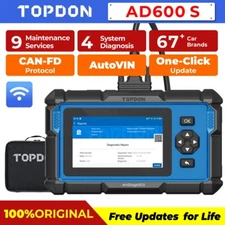 🔥TOPDON AD600S Car OBD2 Scanner Engine ABS SRS SAS AT TPMS EPB Diagnostic Tool