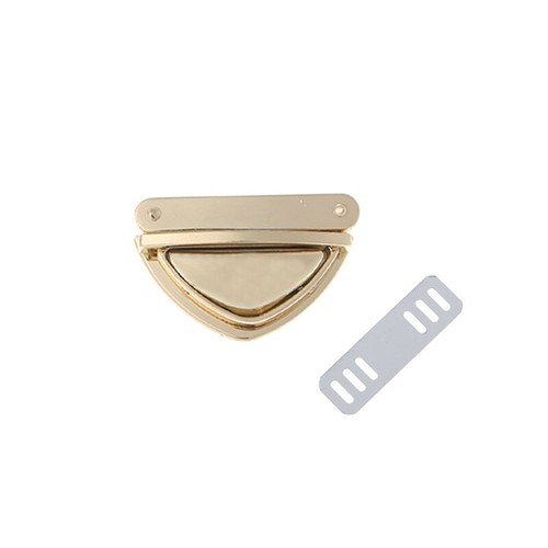 Triangle Shape Clasp Turn Lock Twist Locks for DIY Shoulder Bag Handbag Purse - Picture 3 of 19