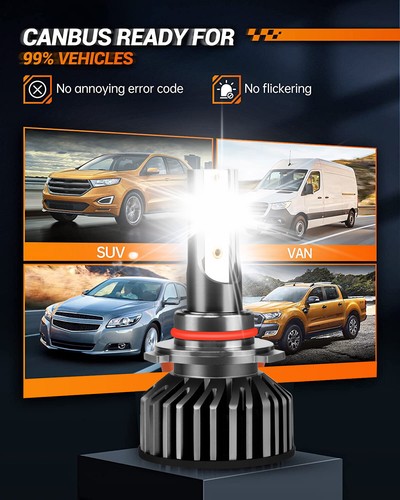 FOR Toyota Highlander 2014-2019 6X LED Headlight+Fog Light Bulbs Combo Kit 6000K - Picture 9 of 18