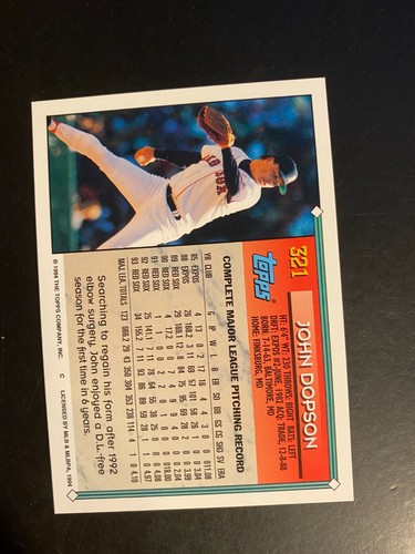 1994 Topps Gold Baseball Cards - Pick The Cards to Complete Your Set - Picture 139 of 355
