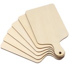 6PCS Pizza Tray Mini Cake Dessert Fruit Serving Tray Graffiti Cutting Board Toys